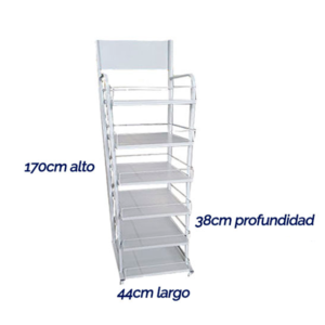 Exhibidor Comercial Blanco