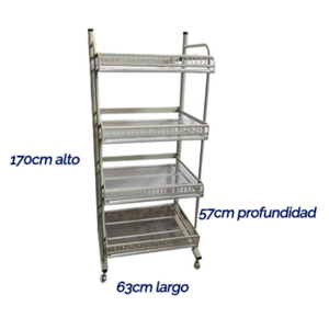 Exhibidor Comercial Gris